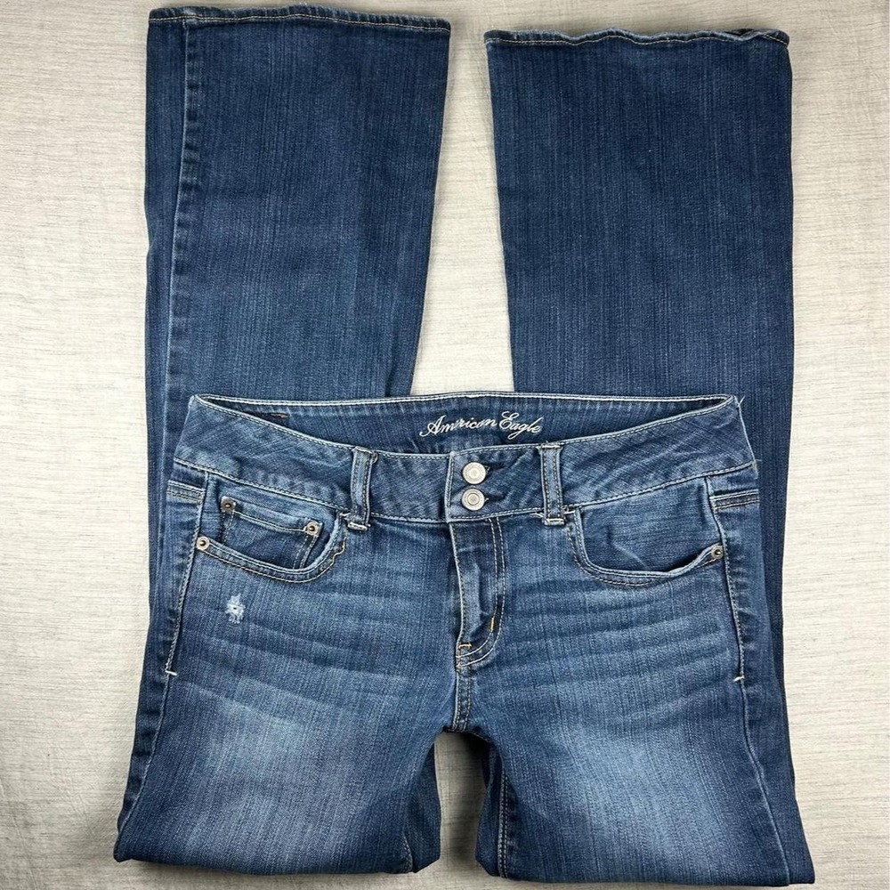 Y2k American Eagle Artist low rise bootcut jeans in size 10